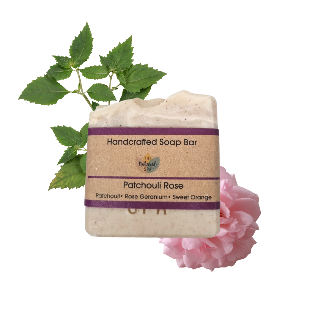 Patchouli Rose Soap Bar Orange Scent 3 Styles Thenaturalspa - Rosetta Creative Boutique